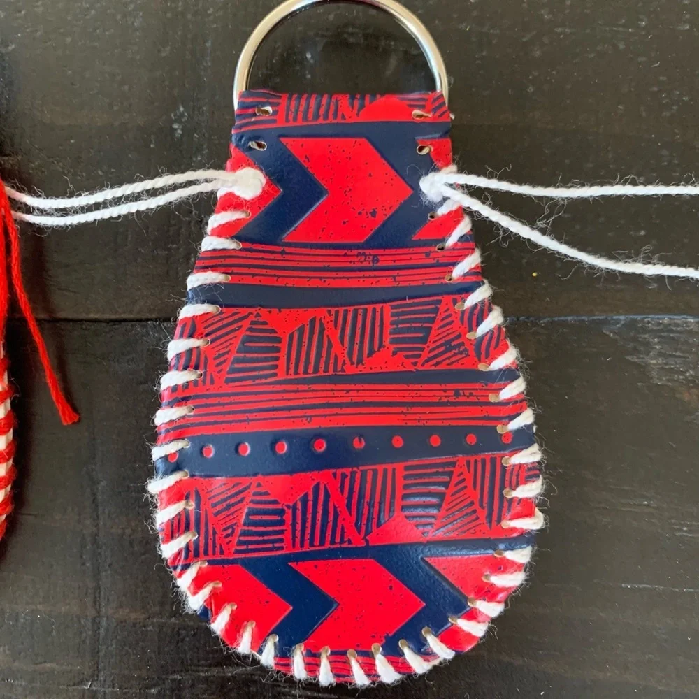 Cardinals Baseball Keychain